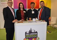 The team on the London Produce Show stand - George Beach, Emma Grant, Gustav Yentzen and Jim Prevor. The event, held in June will feature a World Grape Summit for the first time this year.